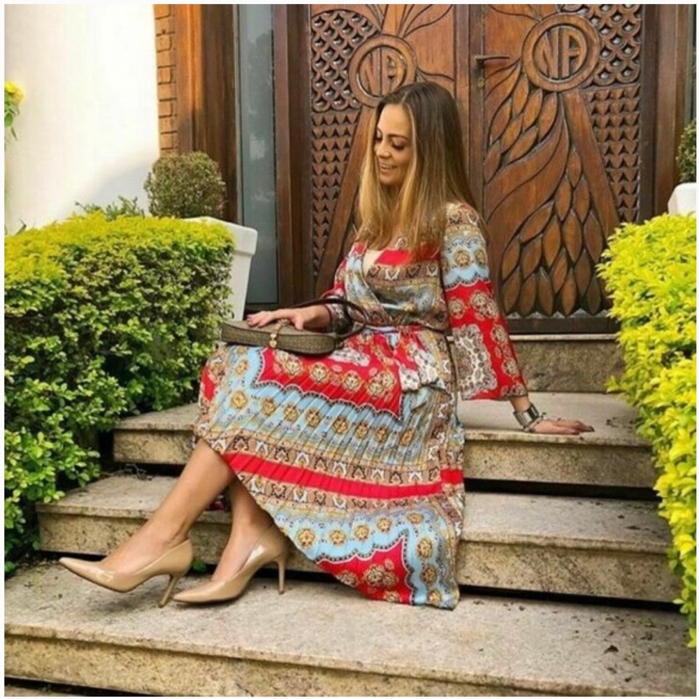 🥰🥰 ZARA pleated midi dress 🥰🥰